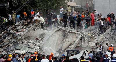 ارتفاع عدد ضحايا الزلزال المدمر في المكسيك إلى 226 شخصا 