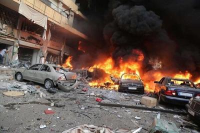 أكثر من 40 قتيلاً وجريحاً في تفجير ارهابي بمدينة ادلب السورية 