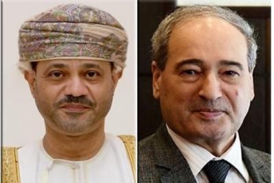 وزيرا خارجية سوريا وسلطنة عمان يبحثان الأوضاع على الساحة العربية